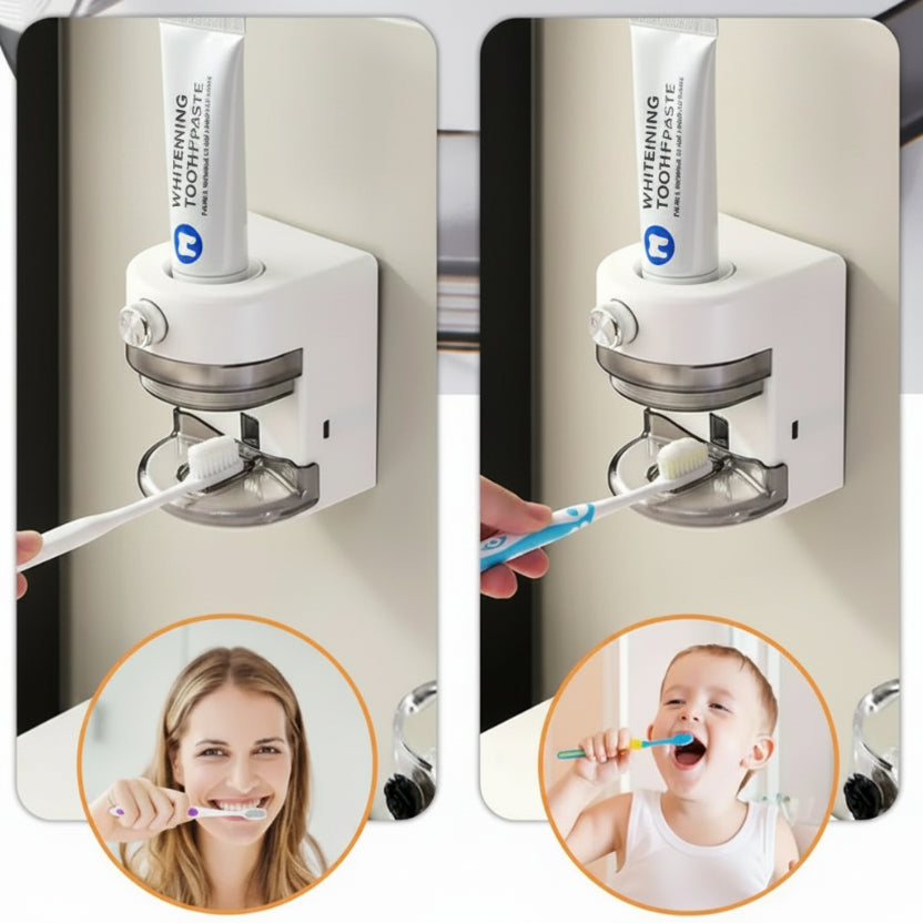 Automatic Toothpaste Dispenser | Wall Mounted, USB Rechargeable, Adjustable Volume