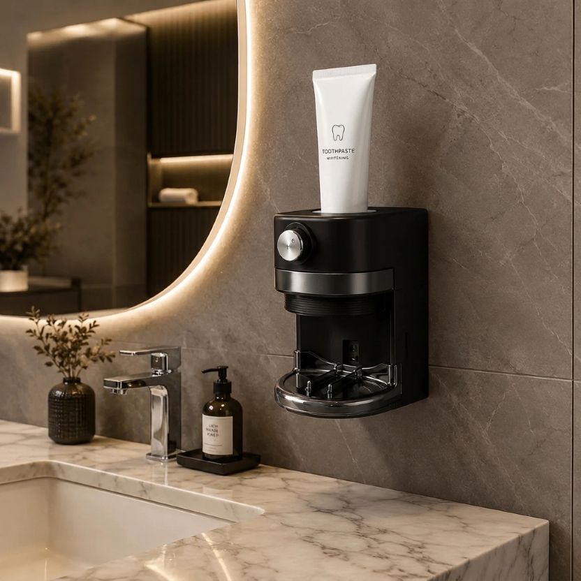 Automatic Toothpaste Dispenser | Wall Mounted, USB Rechargeable, Adjustable Volume