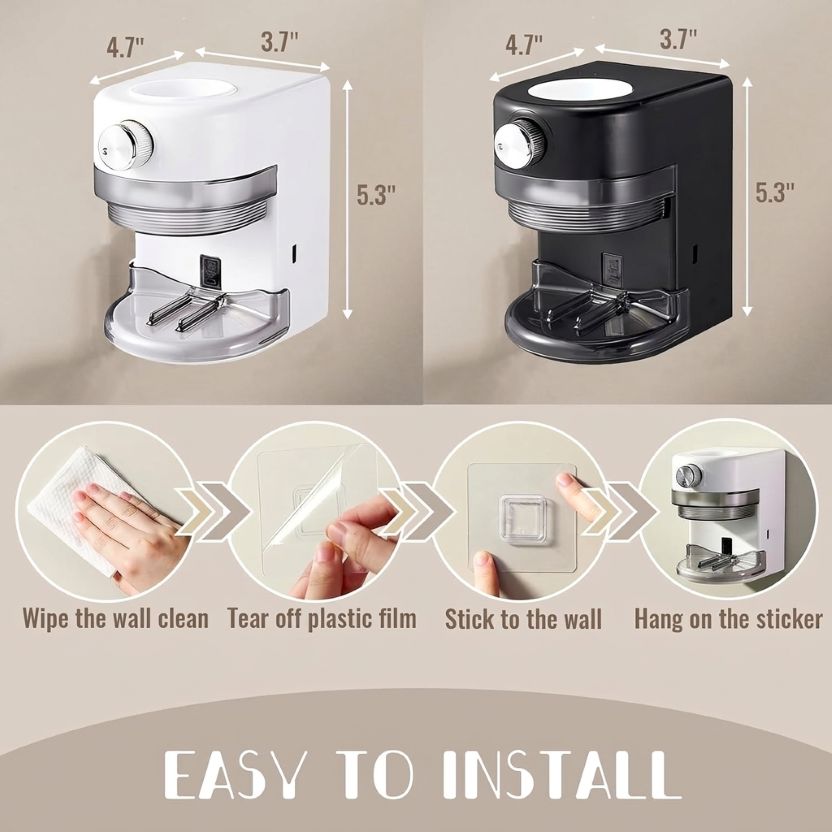 Automatic Toothpaste Dispenser | Wall Mounted, USB Rechargeable, Adjustable Volume