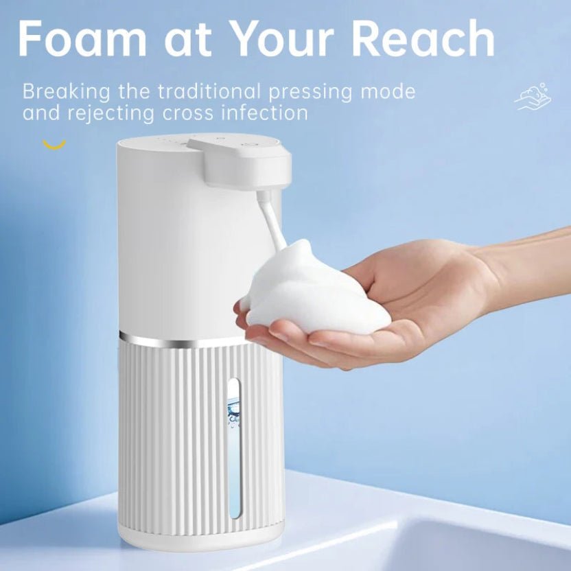 Automatic Foam Soap Dispenser 380ml | Touchless, USB Rechargeable, Wall Mount - ★ FoamFlow Shop ★