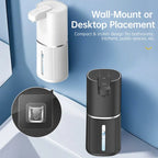 Automatic Foam Soap Dispenser 380ml | Touchless, USB Rechargeable, Wall Mount - ★ FoamFlow Shop ★