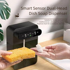 Dual-Head Soap Dispenser 400ml | 9-Speed Adjustable, 3-Month Battery Life - ★ FoamFlow Shop ★