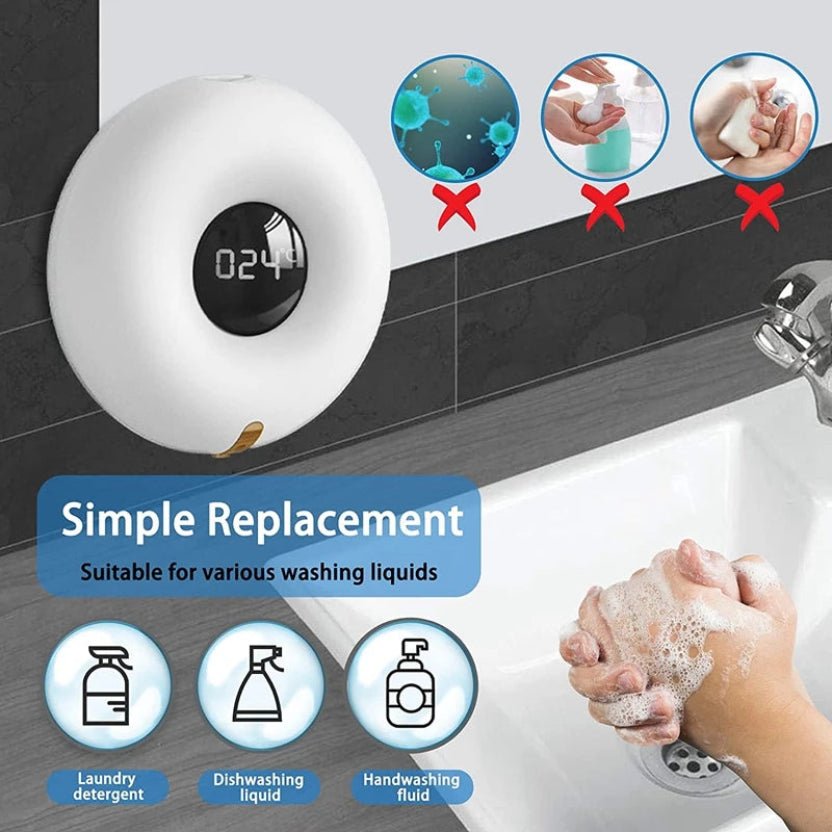 Wall Mounted Foam Soap Dispenser 280ml | Touchless, Automatic - ★ FoamFlow Shop ★